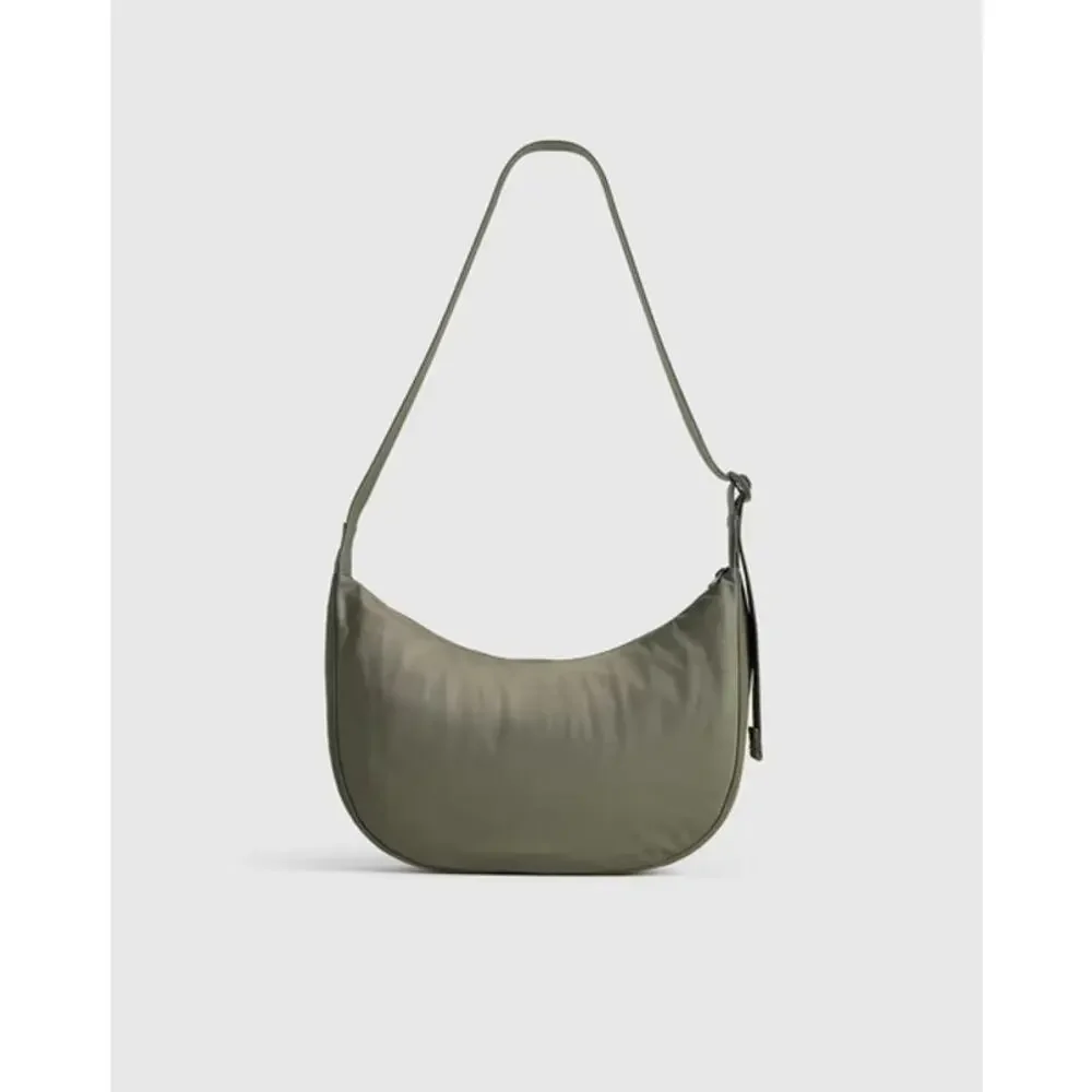 Quince Revive Nylon Shoulder Bag Green New - Picture 2 of 5